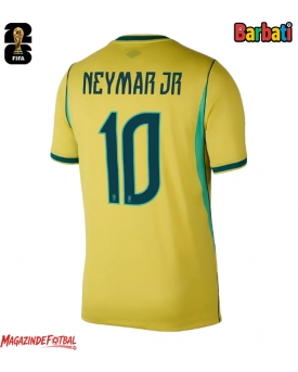 Brazilia Neymar Jr #10 Tricou Fotbal Replică Mondial 2026 Barbati Acasa